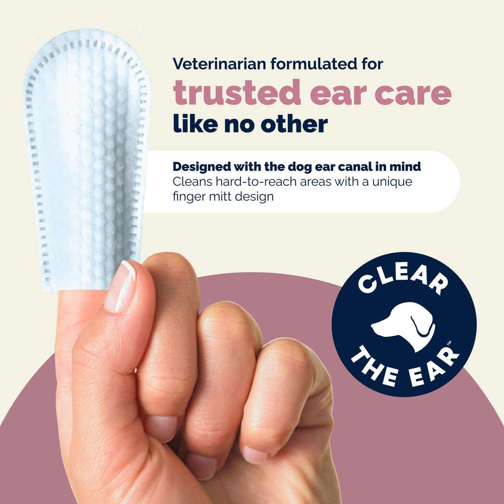 Vetnique Oticbliss détail texture de la lingette montrant absorption efficace