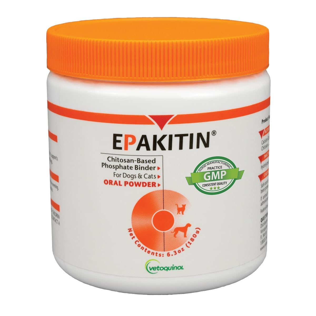 Vetoquinol Epakitin pot 180 g, présentation produit et bénéfice facilité d’usage