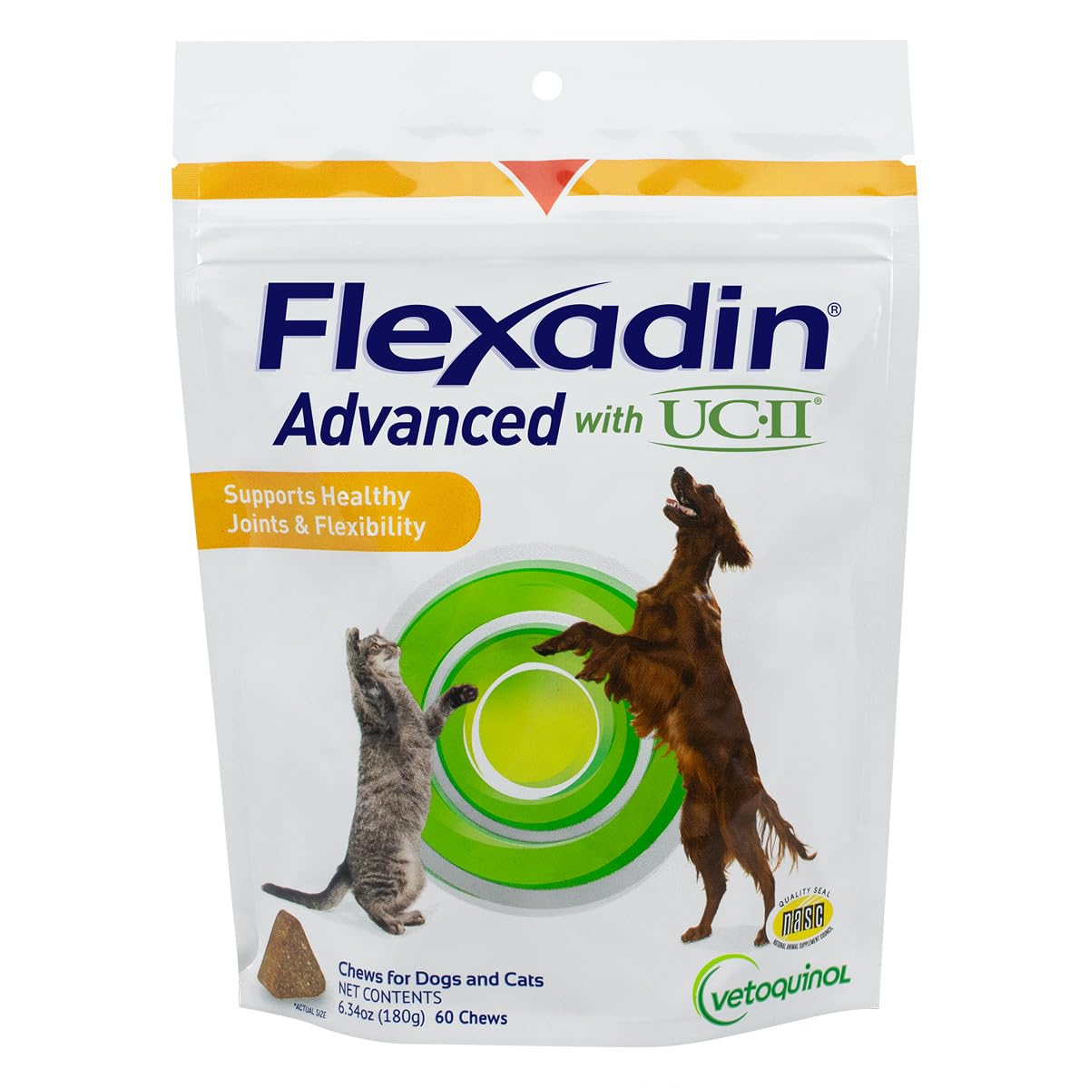 Vetoquinol Flexadin emballage avant montrant la présentation pratique et dose unique