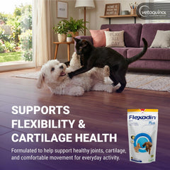 Vetoquinol Flexadin Plus texture des friandises soulignant fraîcheur et mâchabilité