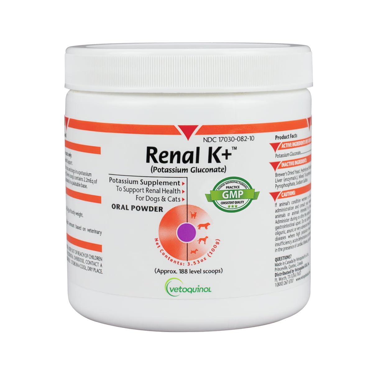 Vetoquinol Renal K emballage face montrant présentation pratique