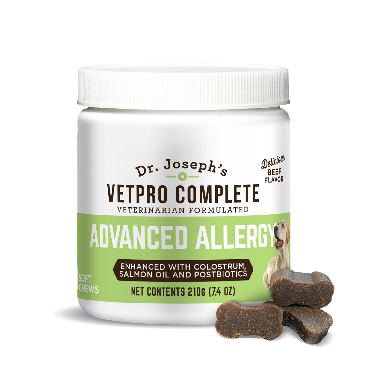 VetPro Complete emballage avant montrant la boîte et bénéfice confort cutané