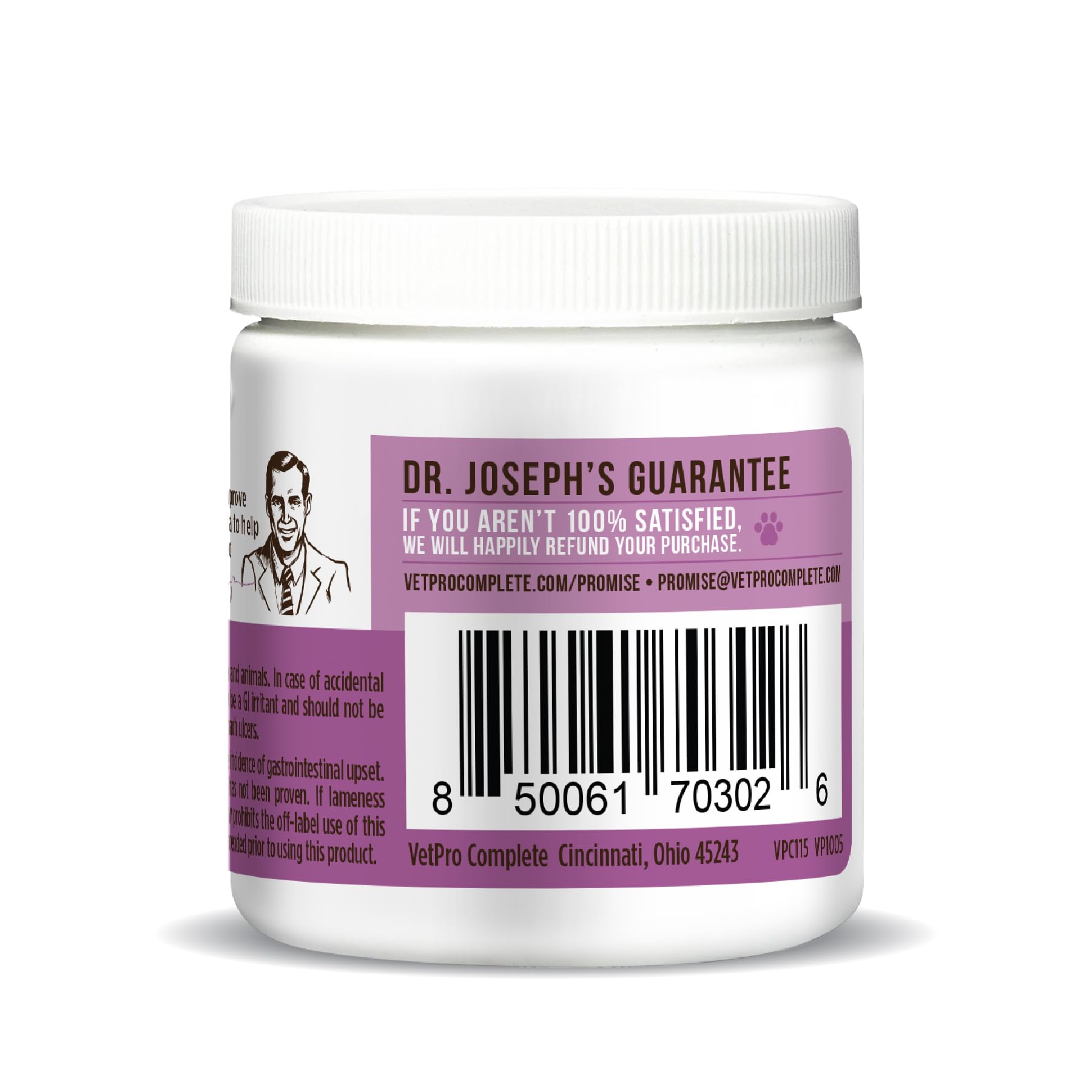 VetPro Complete en promenade lifestyle montrant chien actif et confort amélioré