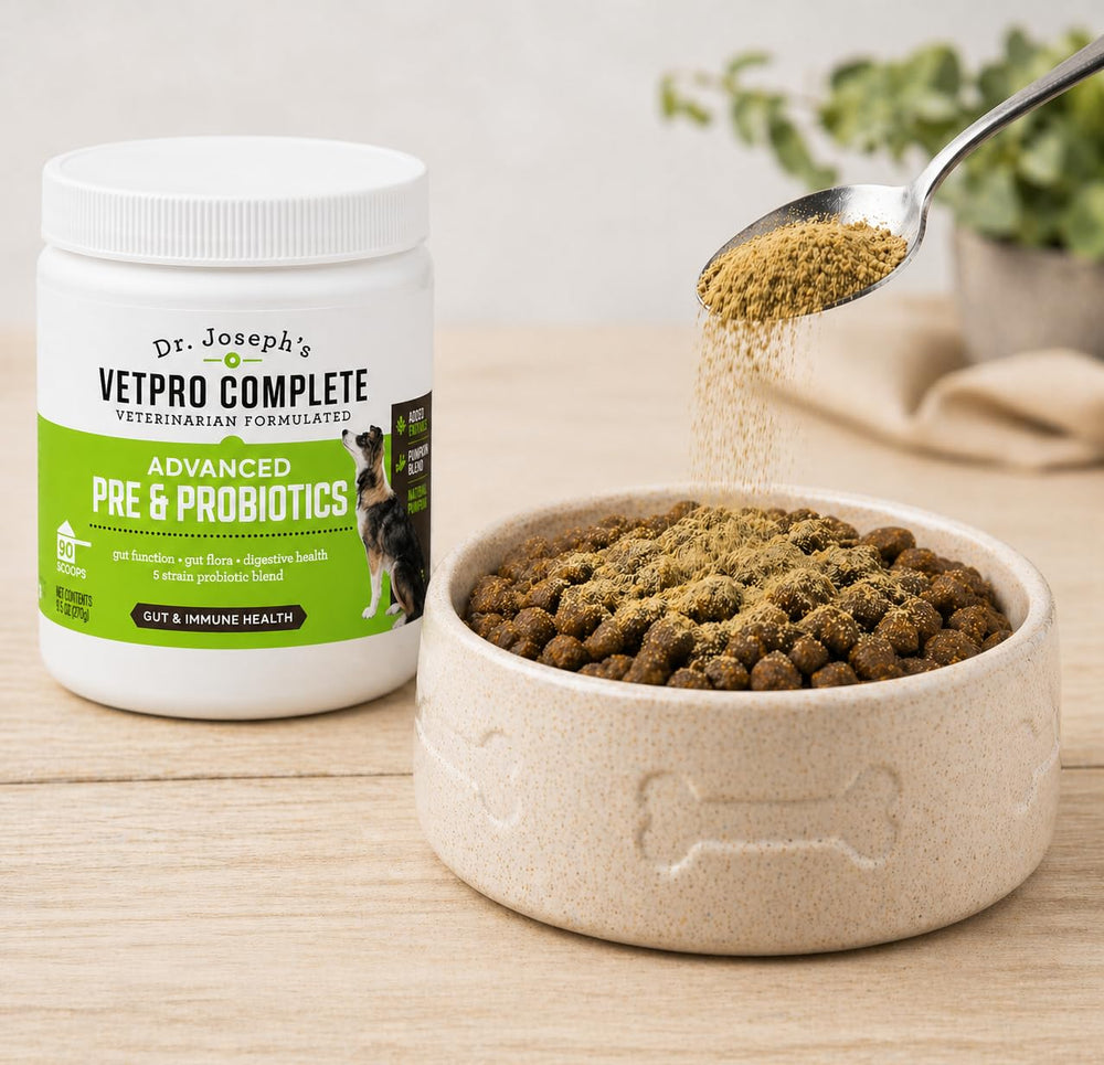 VetPro Complete scoop mesurant une dose pour administration pratique