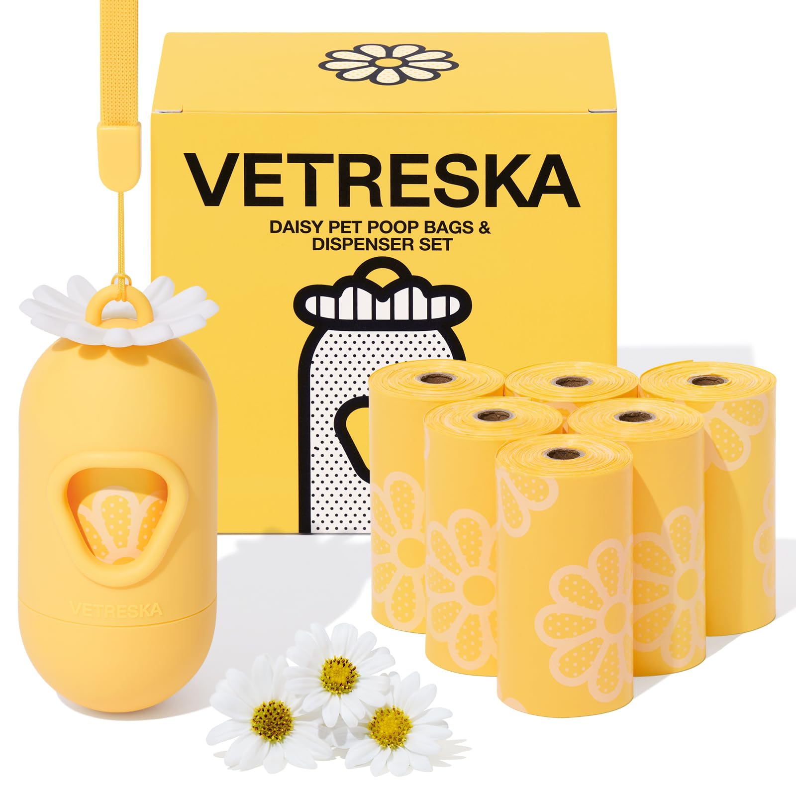 VETRESKA distributeur face avant pratique et compact pour promenades