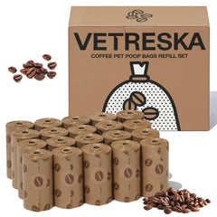VETRESKA boîte de 300 sacs parfum café, stockage pratique et gain de place