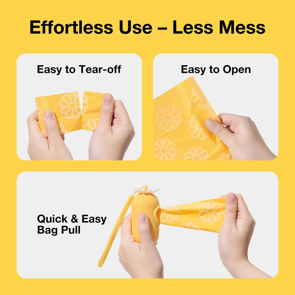 VETRESKA sept rouleaux empilés offrant 105 sacs pratiques