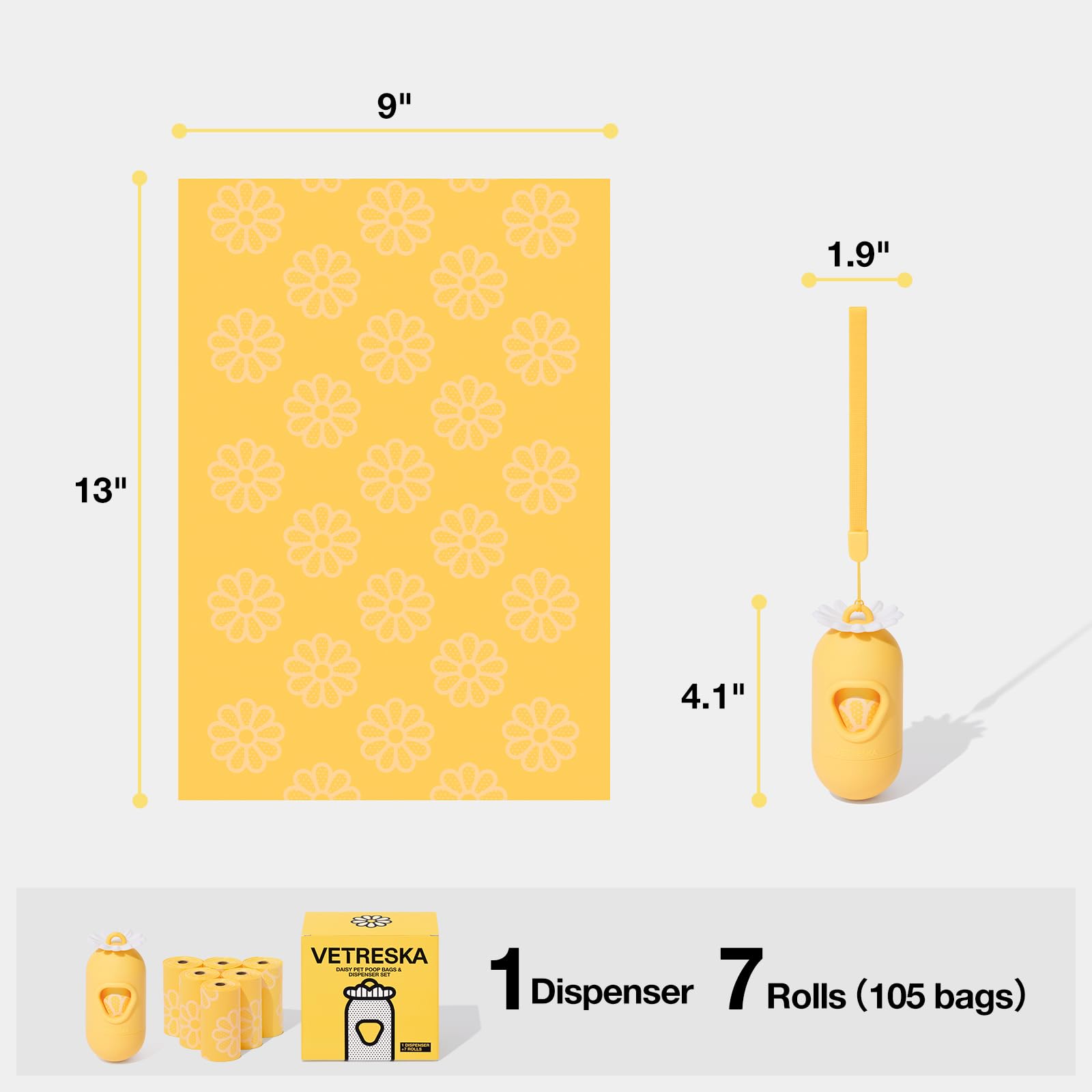 VETRESKA sac tenu en main pendant le ramassage plus hygiénique