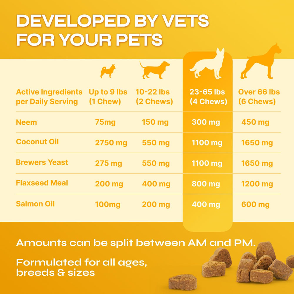 Vetrica chien adulte prenant la bouchée, alternative aux traitements topiques