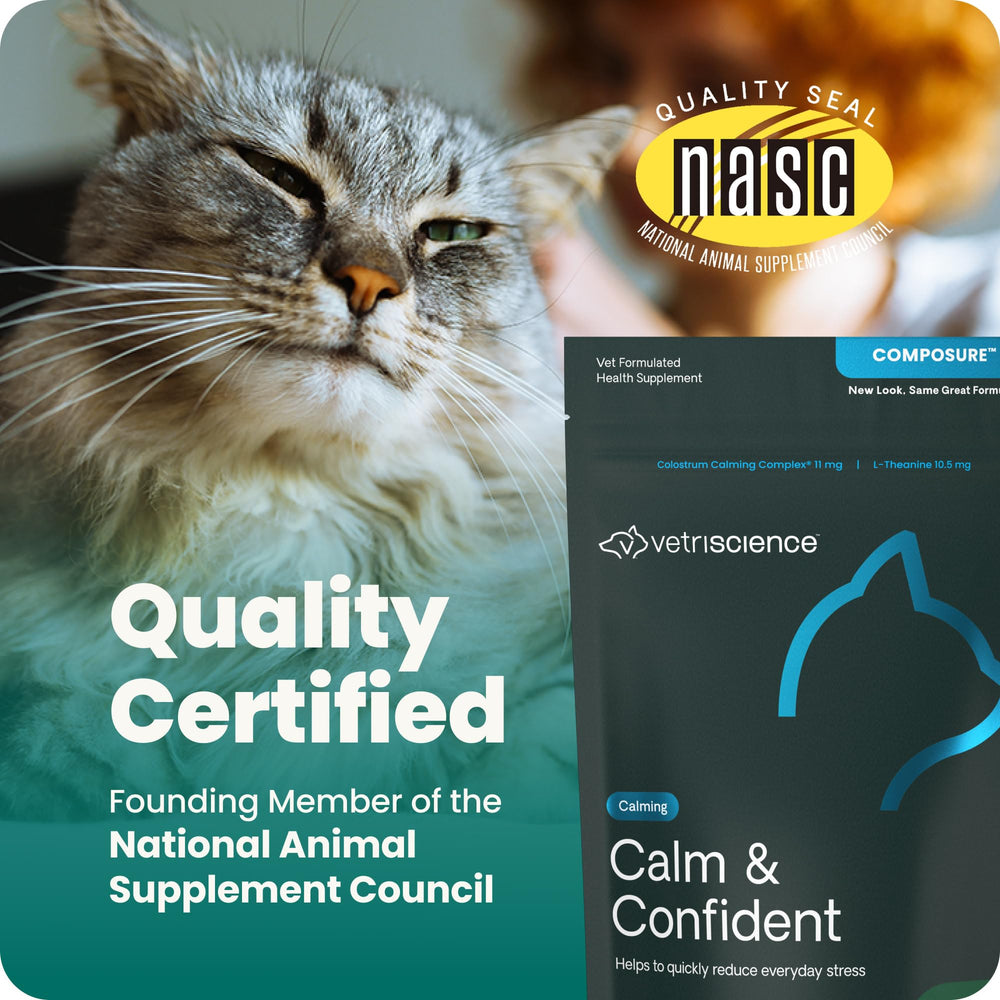 VETRISCIENCE comparaison de taille démontrant portion adaptée aux chats