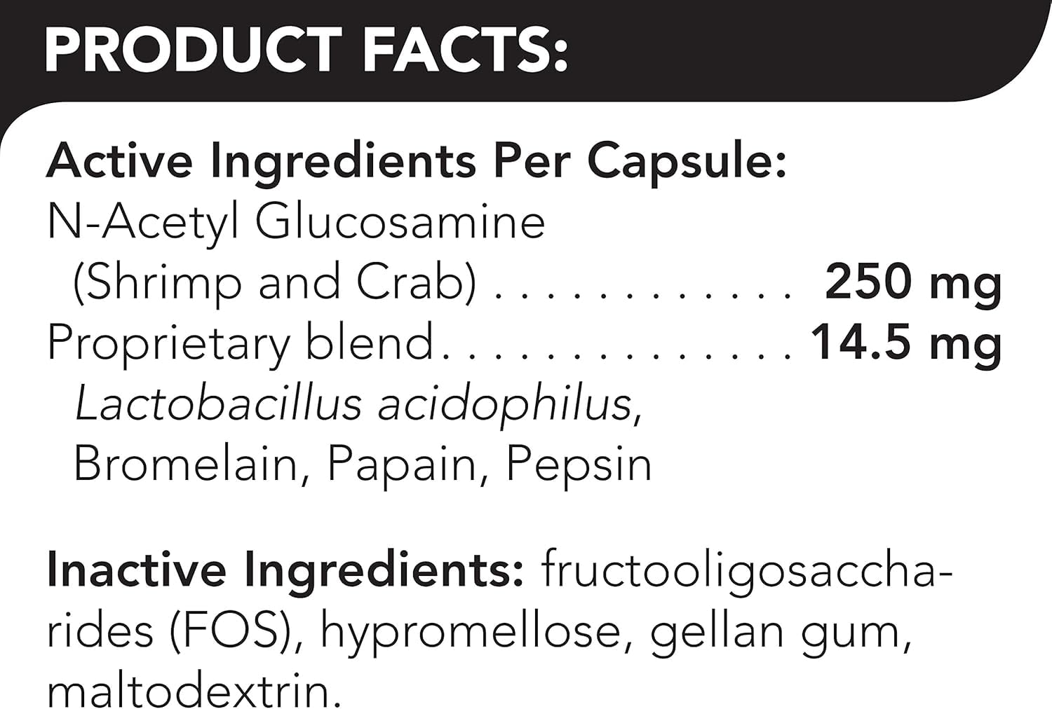VETRISCIENCE gros plan N-acétyl glucosamine pour protection muqueuse