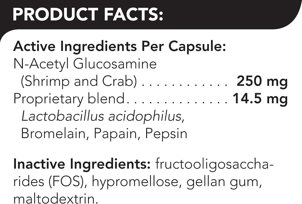 VETRISCIENCE gros plan N-acétyl glucosamine pour protection muqueuse