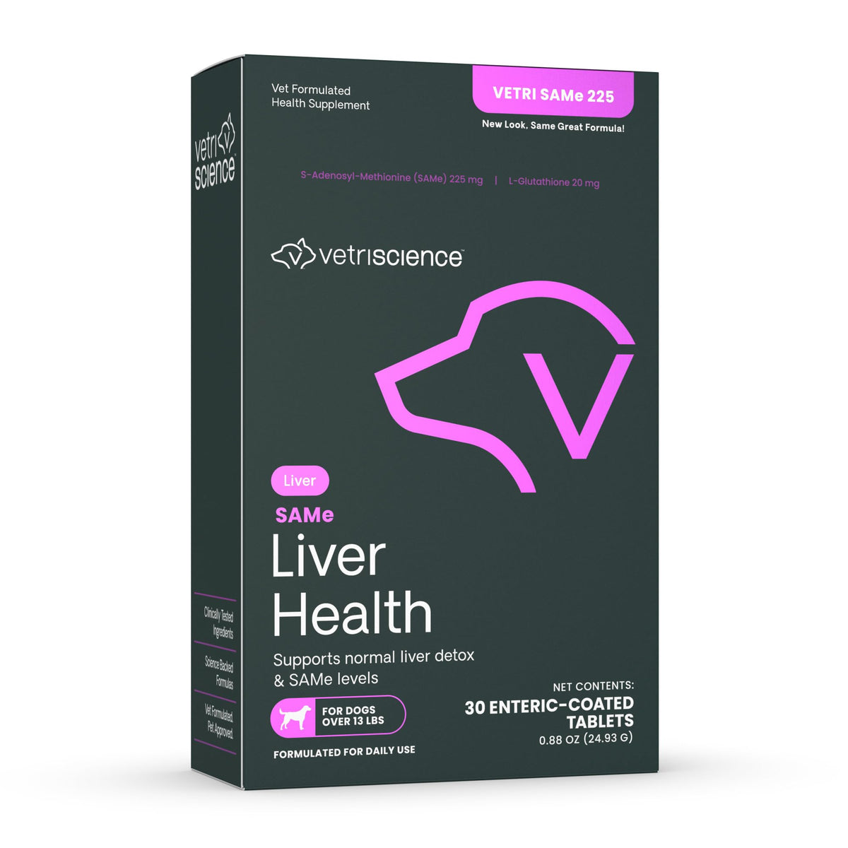 VETRISCIENCE emballage avant montrant 30 comprimés, assure confiance et dosage clair