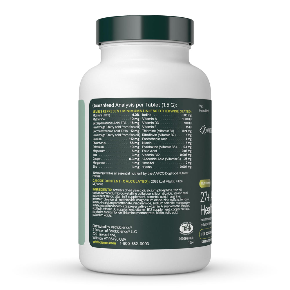 VETRISCIENCE chien actif en promenade, soutien nutritionnel pour vitalité