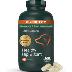 VETRISCIENCE paquet avant Healthy Hip & Joint montrant produit sûr