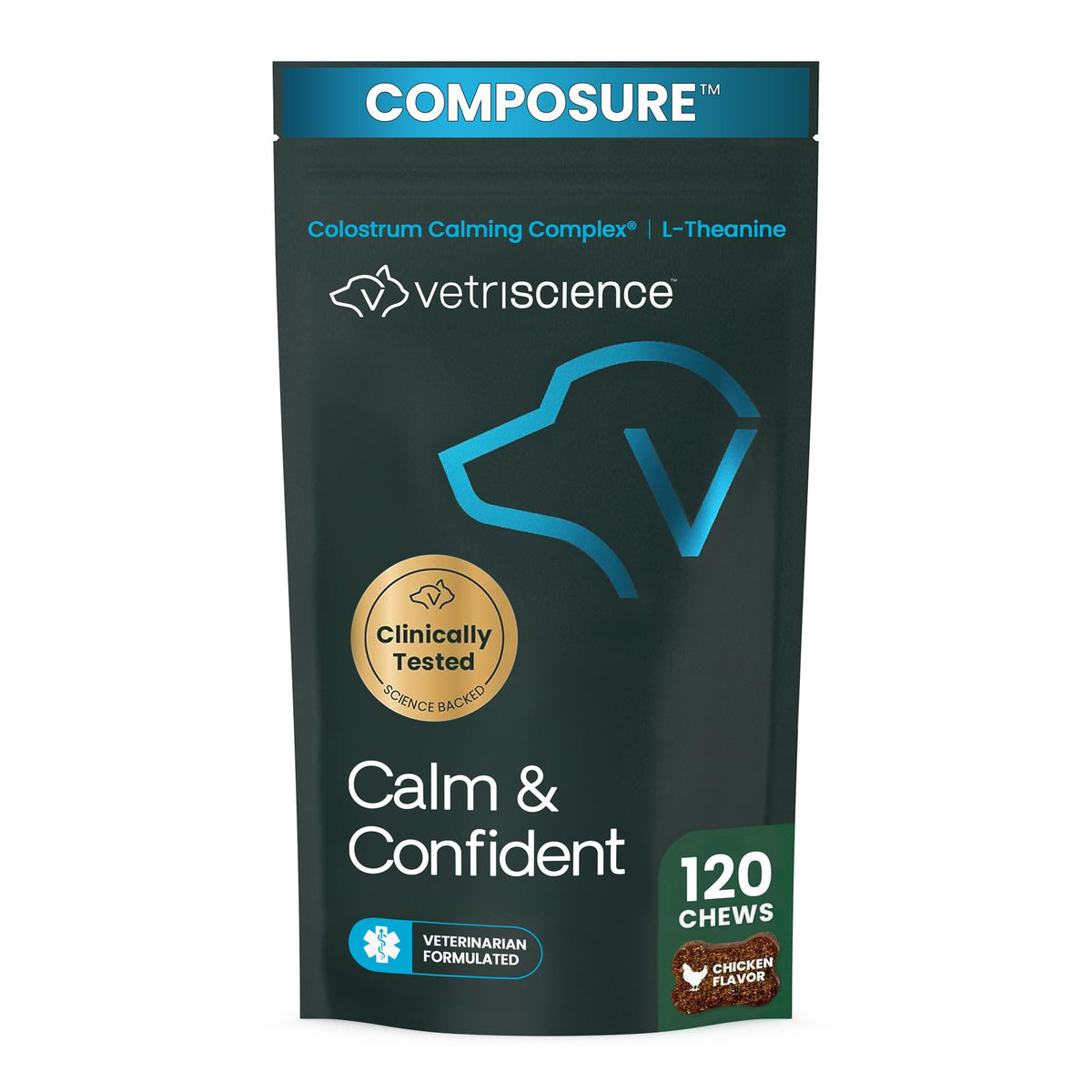 VETRISCIENCE emballage frontal montrant info produit et bénéfice calme