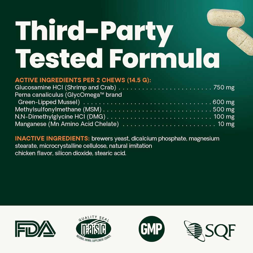 VETRISCIENCE étiquette affichant certification NASC gage de confiance
