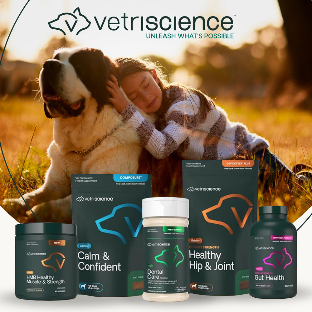 VETRISCIENCE trois flacons côte à côte démontrant quantité du pack