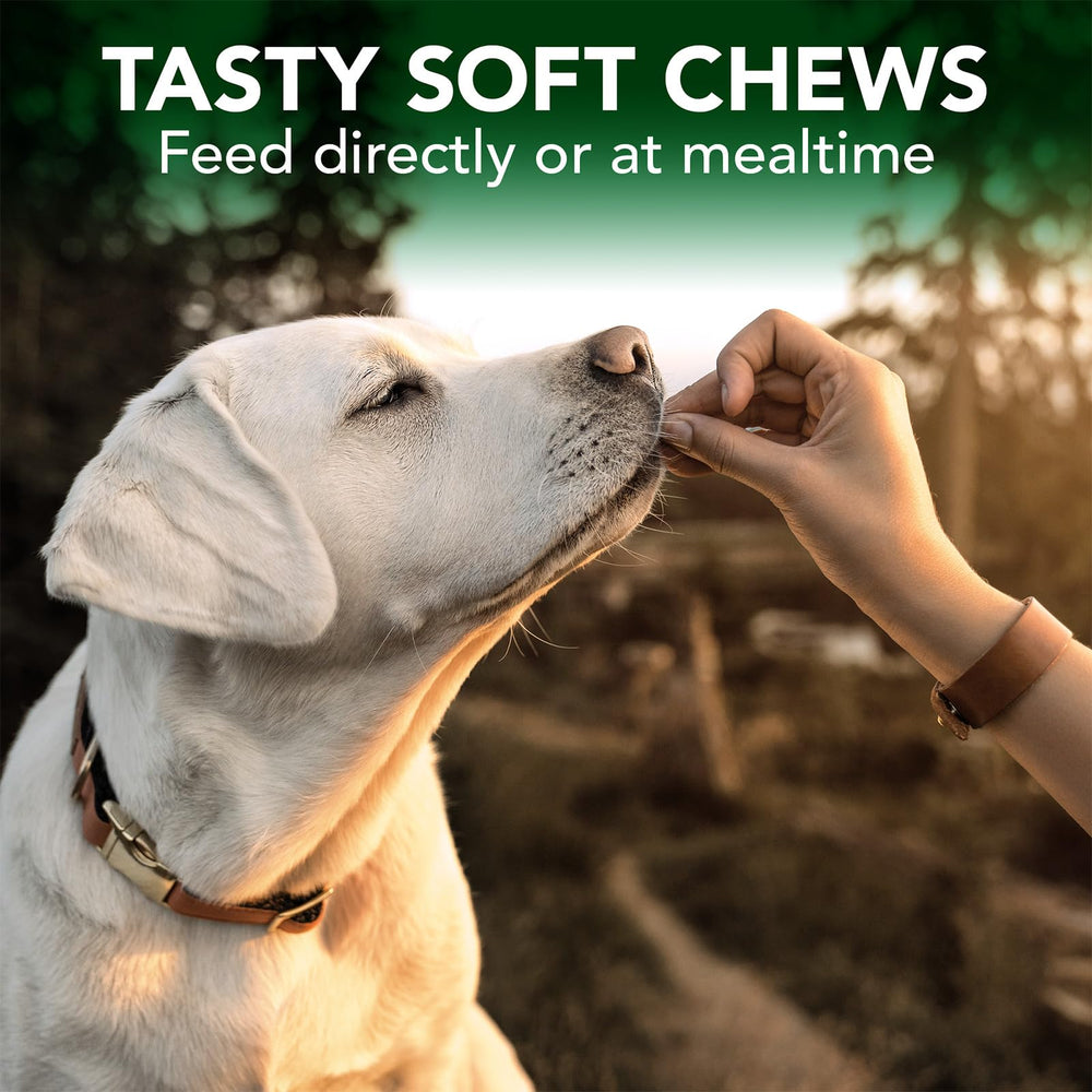 Vet's Best comparaison taille du masticable pour dosage précis