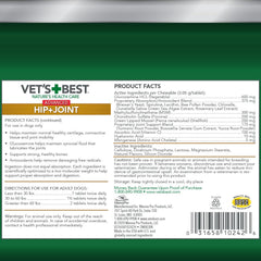Vet's Best comprimé gros plan montrant texture et appétence