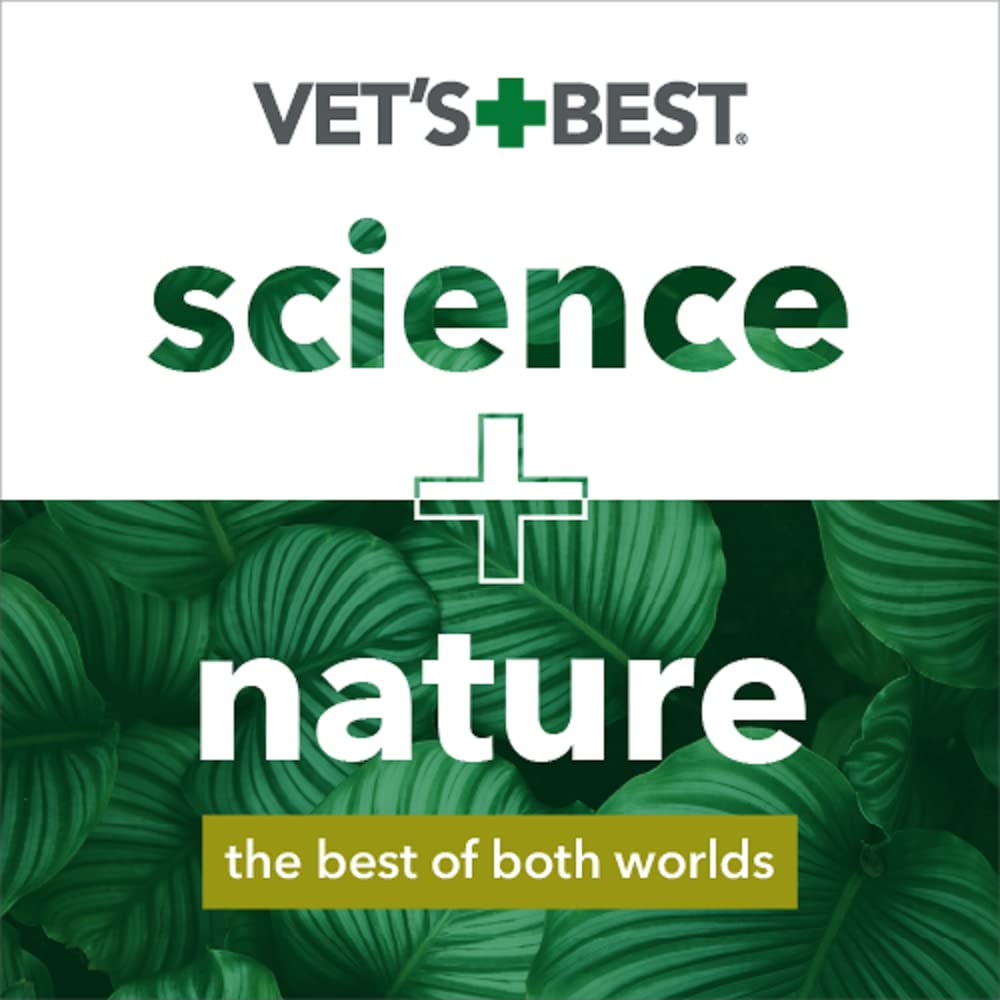 Vet's Best étiquette indiquant aloé, neem et avoine comme ingrédients