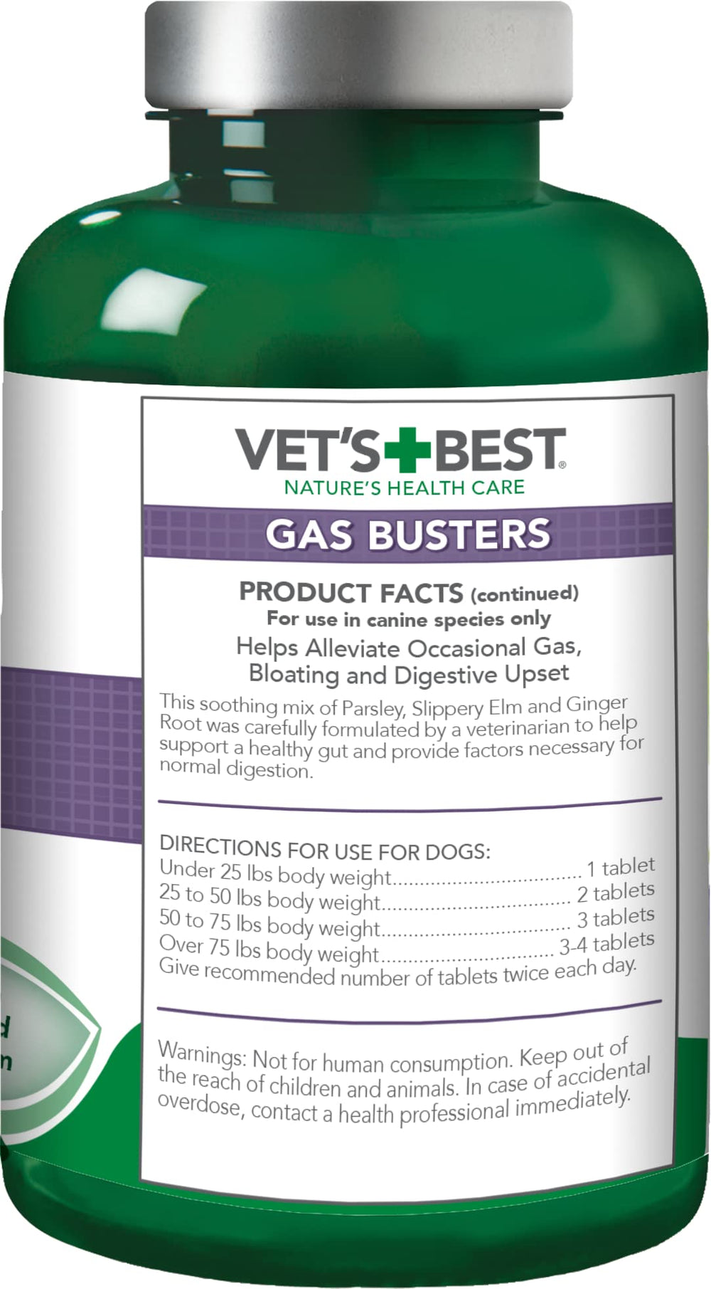 Vet's Best gros plan du comprimé mastiquable pour acceptation facile