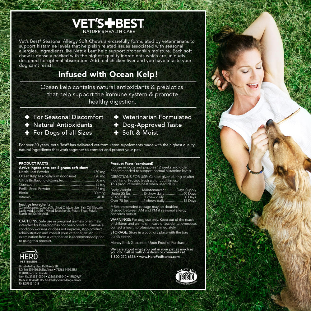 Vet's Best style de vie au parc pour confort respiratoire et activité