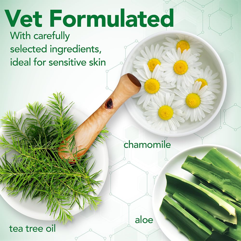 Vet's Best bouteille à l'échelle montrant taille 16 oz pratique pour la maison