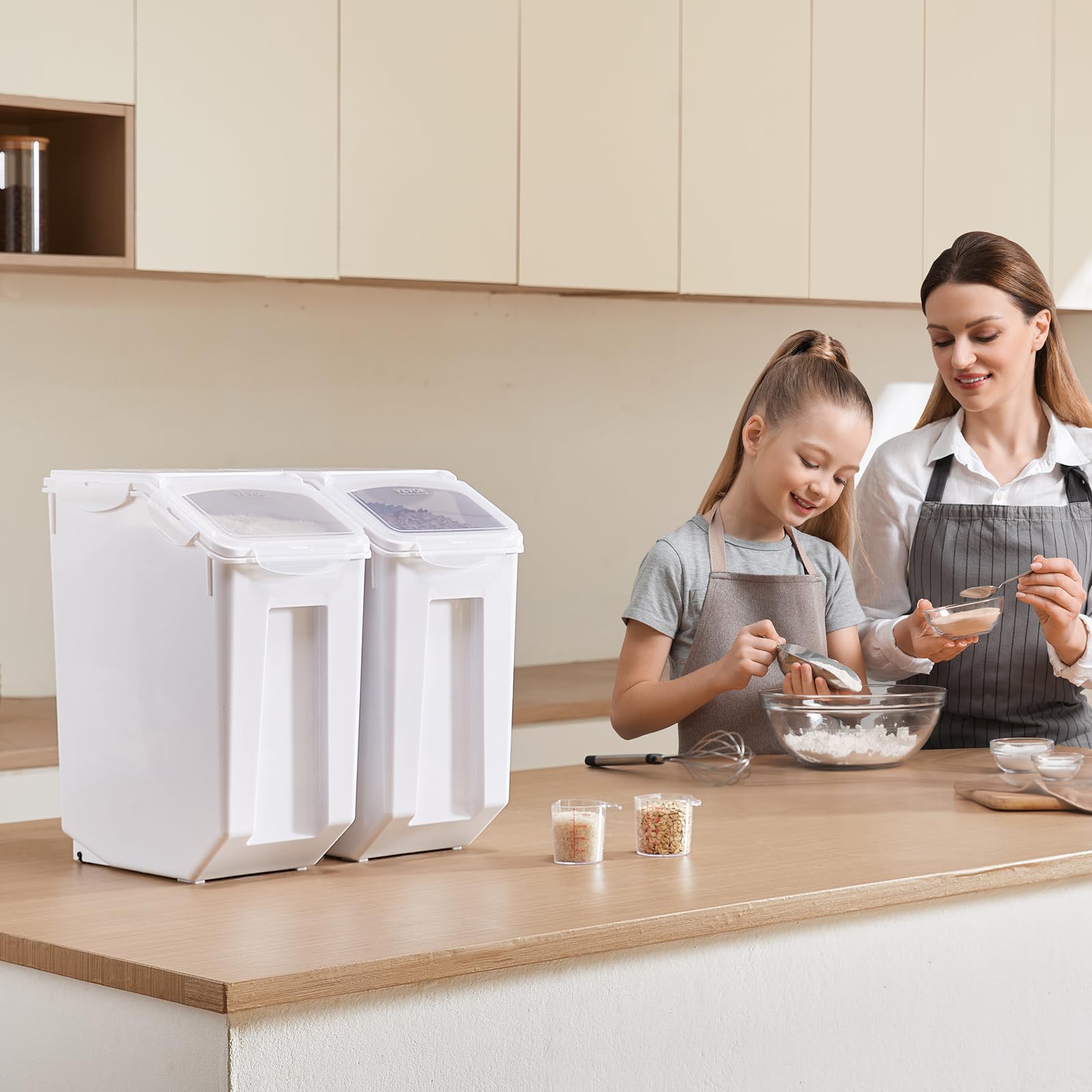 VEVOR comparaison taille avec main montrant échelle et ergonomie