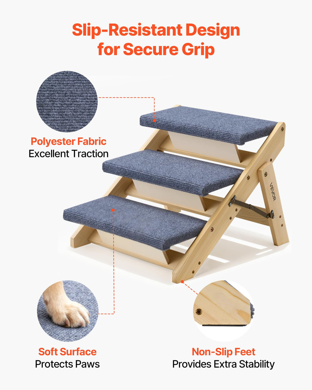 VEVOR escalier patin caoutchouc pour sécurité et anti-glissement