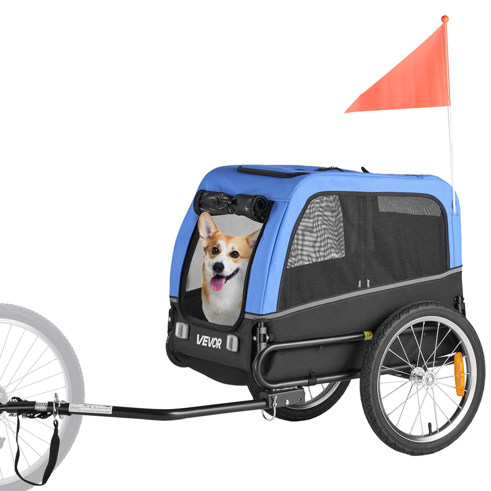 VEVOR remorque en usage avec chien apportant confort lors balade