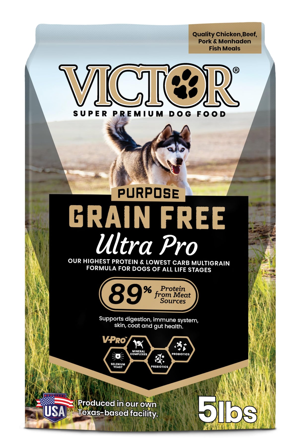 VICTOR packaging avant montrant l’étiquette et avantage nutritionnel