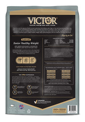 VICTOR tableau nutritionnel soulignant protéines et calories contrôlées