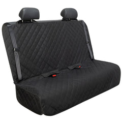 VIEWPETS housse de banquette face avant montrant protection complète et finition résistante