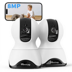 VIMTAG vue face 4K montrant design compact et surveillance efficace