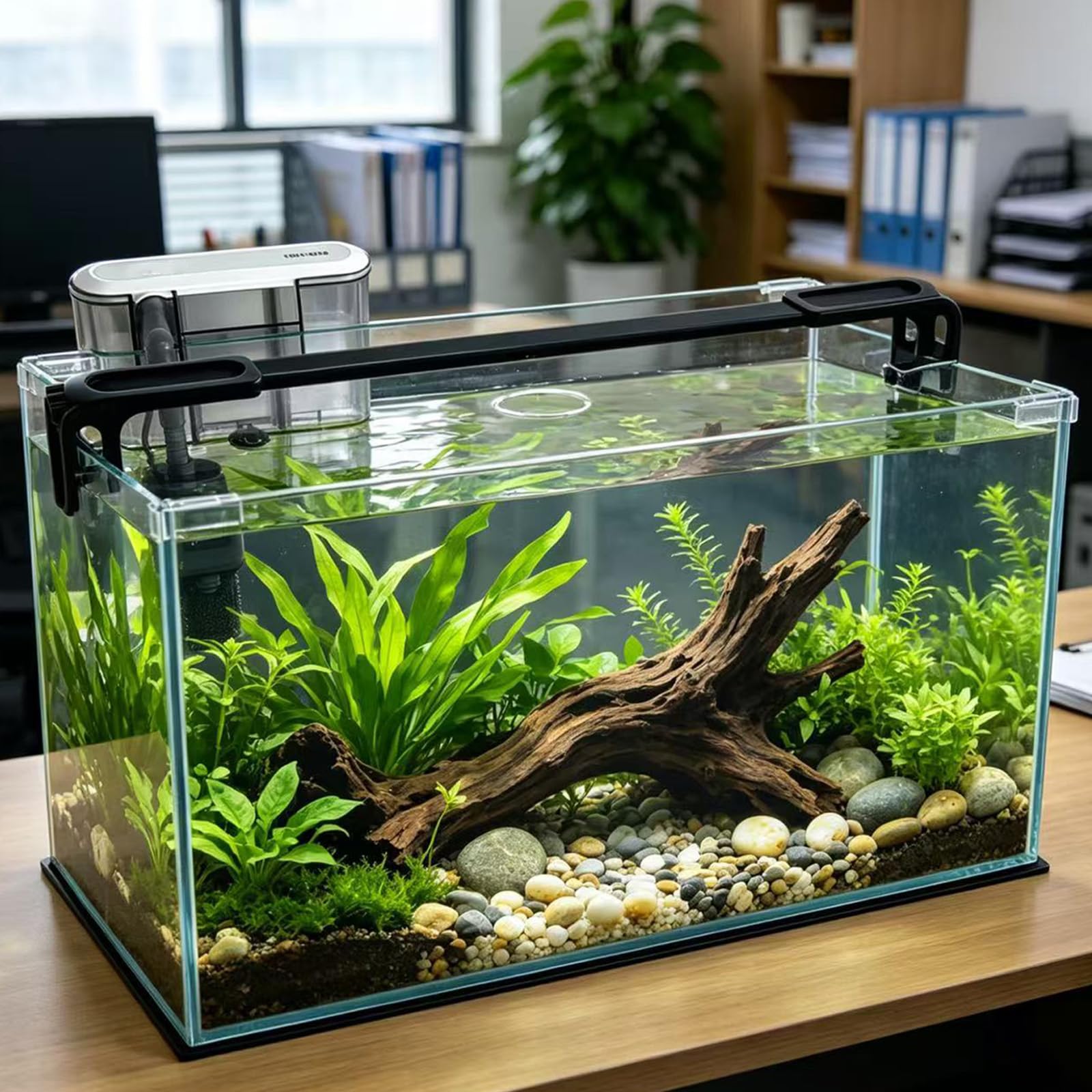 Vimvins aquarium 10 gallons face avant montrant clarté et design