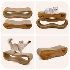Viraagyiyou chat se reposant sur griffoir horizontal confortable