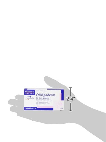 Virbac Allerderm Omegaderm liquide en gros plan montrant texture assimilable pour peau saine