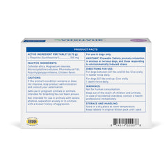 Virbac ANXITANE administration montrant chien calme pendant le trajet