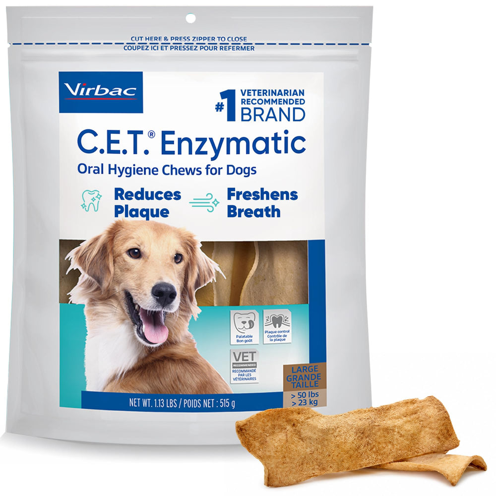Virbac C.E.T. emballage avant montrant l'identité produit et bénéfice d'hygiène