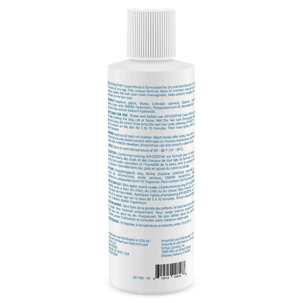 Virbac Epi-Soothe en usage lors d'un toilettage de cheval pour peau plus douce