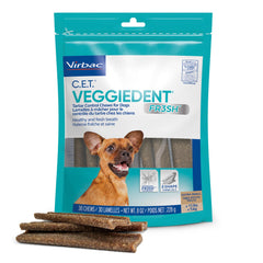 Virbac emballage avant montrant le produit et bénéfice hygiène dentaire