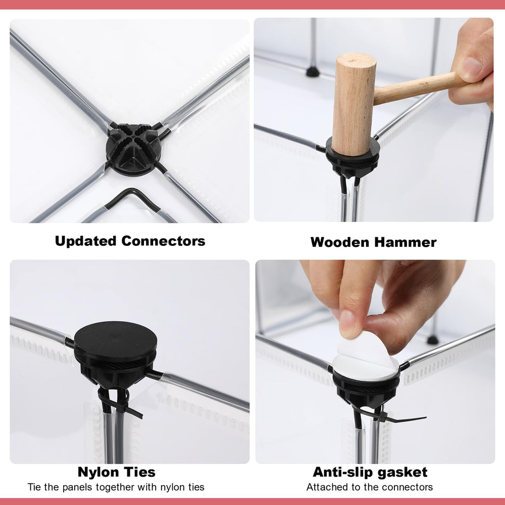 VISCOO connecteur et attache nylon assurant renfort et stabilité