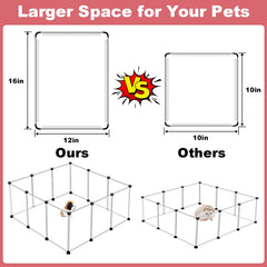 VISCOO en usage avec petit lapin offrant espace sécurisé visible