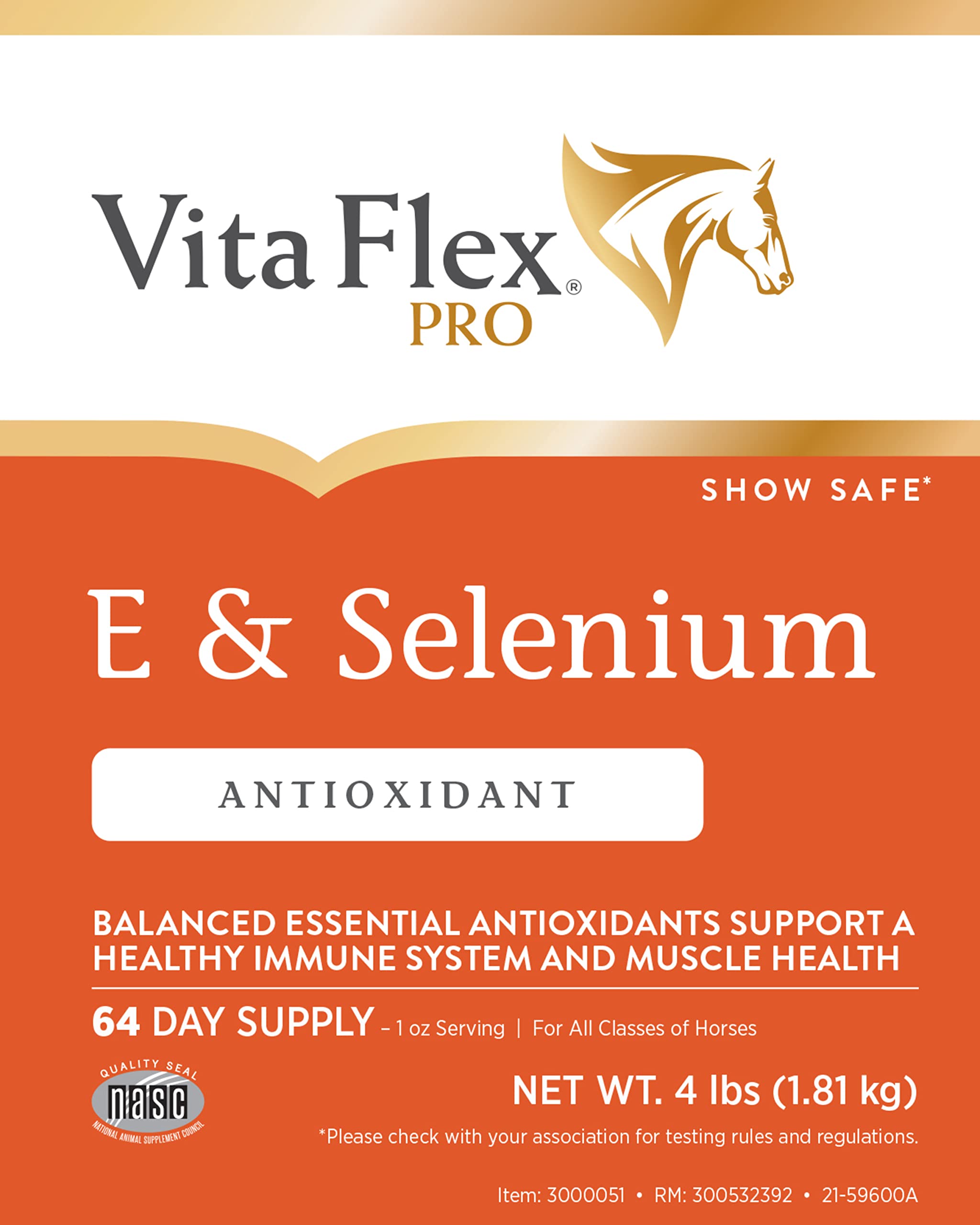 Vita Flex poudre mélangée aux grains pour acceptation et appétence