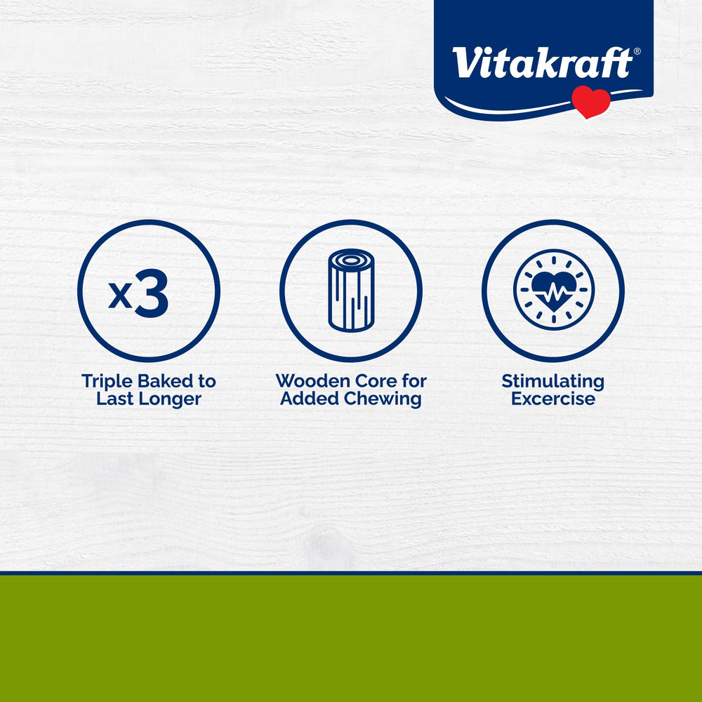 Vitakraft gros plan sur texture croquante pour stimulation mastication