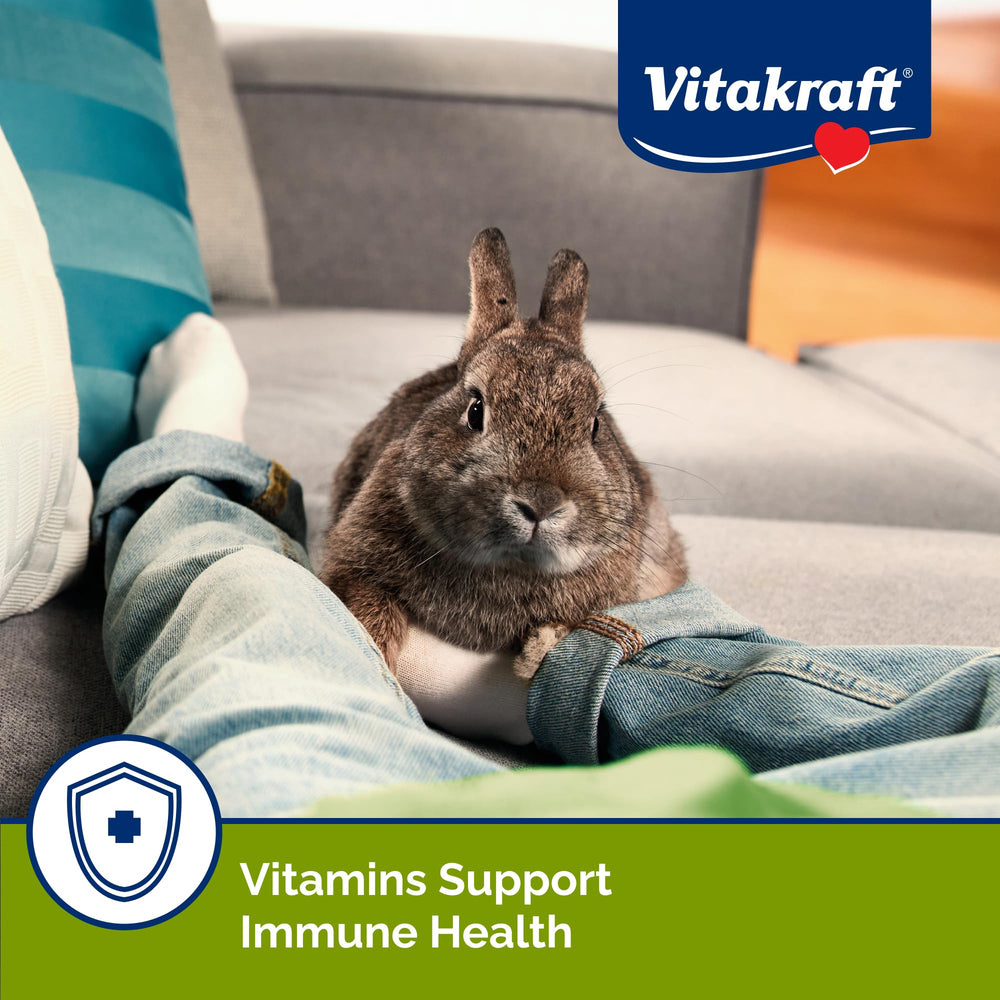 Vitakraft ingrédients avec légumes séchés visibles, apport nutritionnel varié