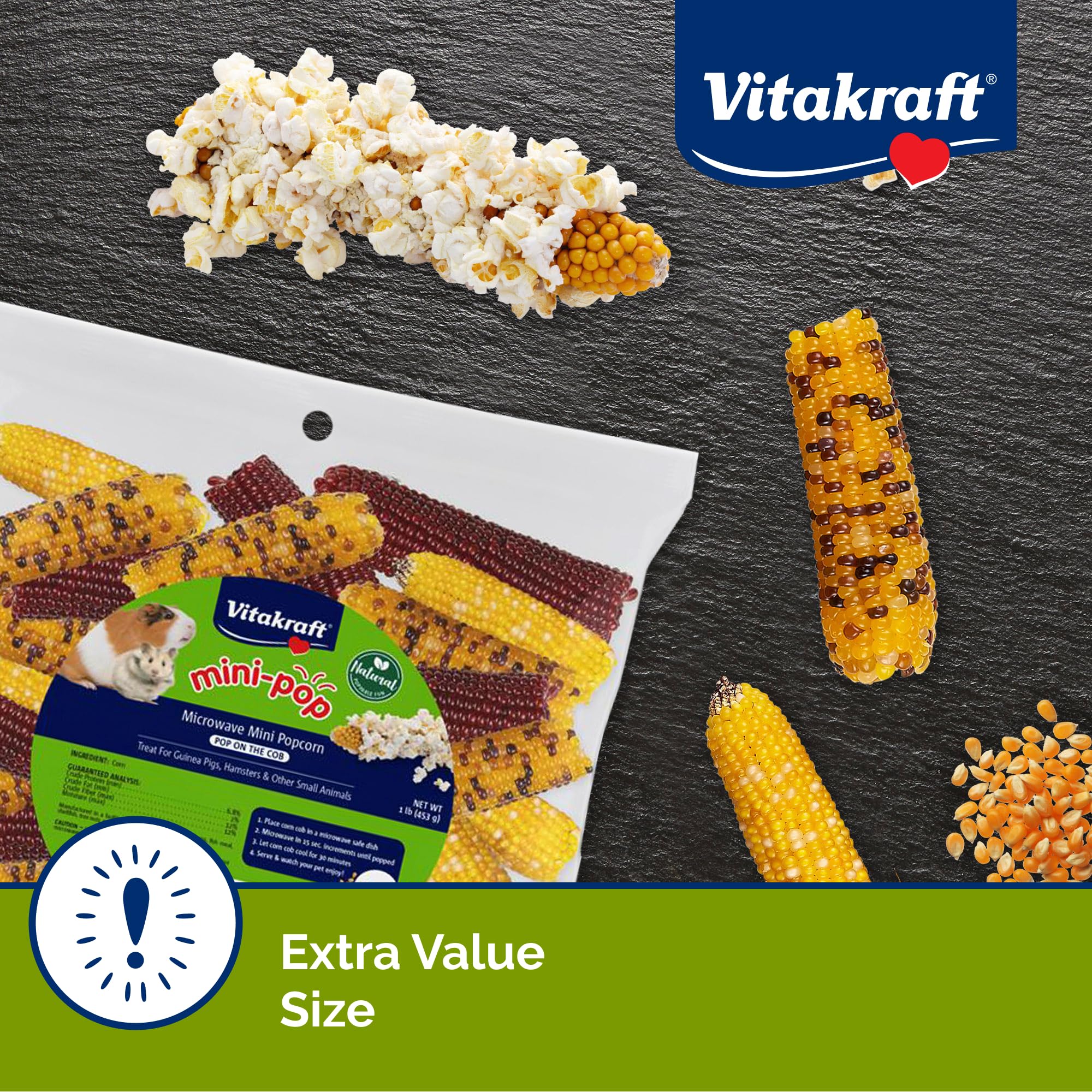 Vitakraft popcorn préparé croustillant pour une petite friandise