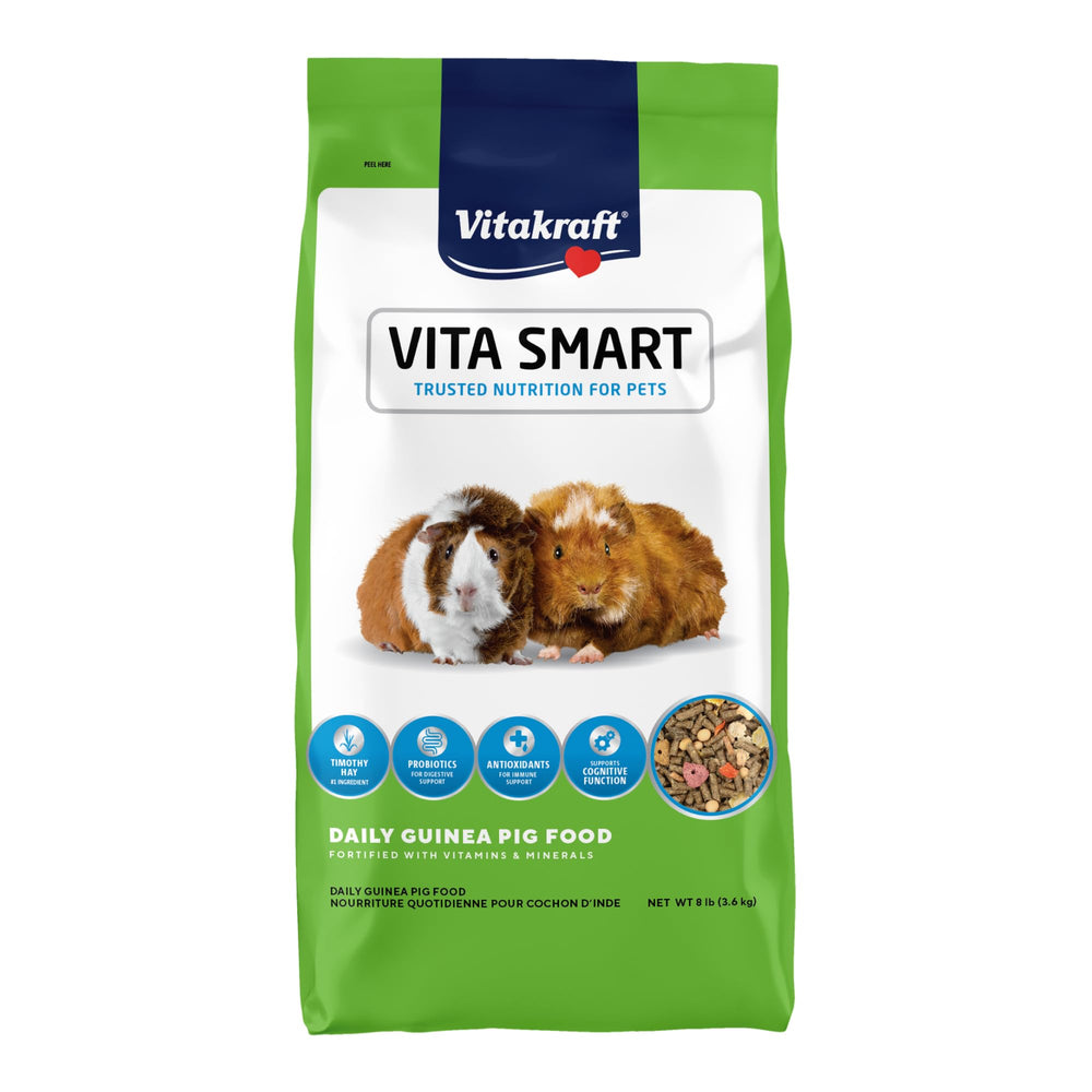 Vitakraft emballage avant montrant sac 8 lb et informations produit pour choix facile