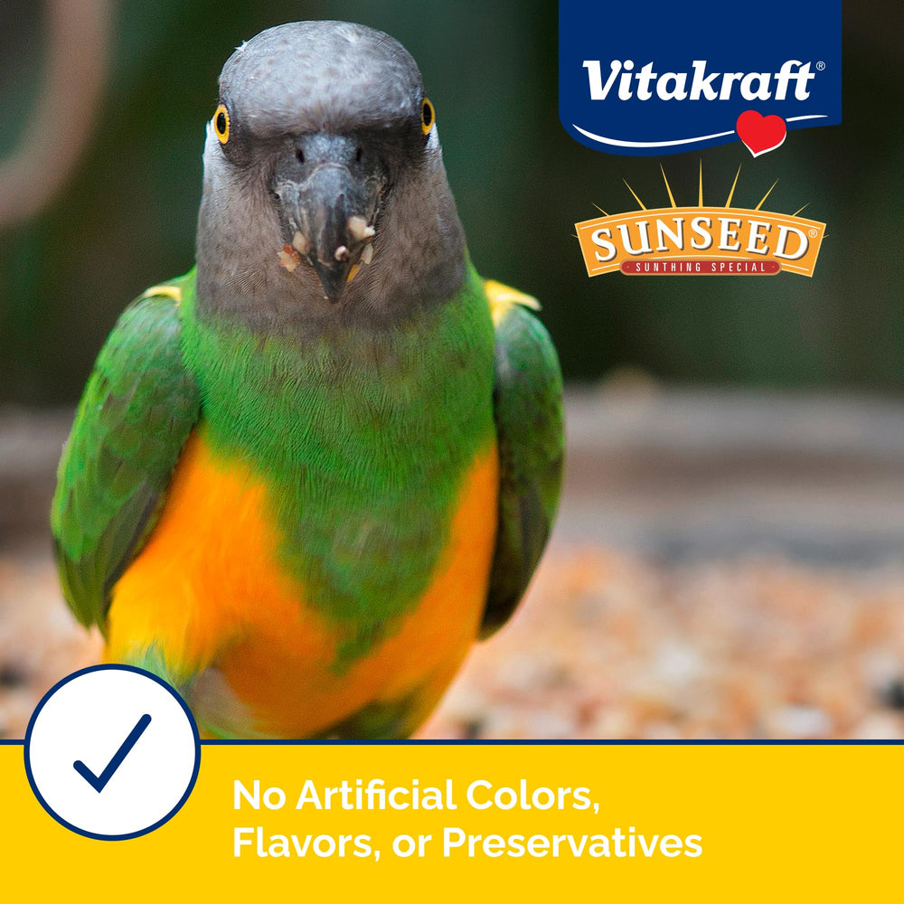 Vitakraft Sunseed comparaison taille pour becs moyens et grands